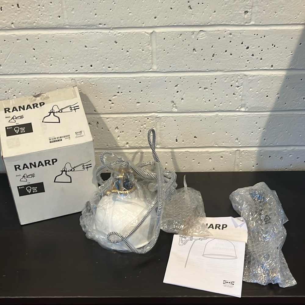 IKEA Renarp Lamp Wall/Clamp Spotlight off-white